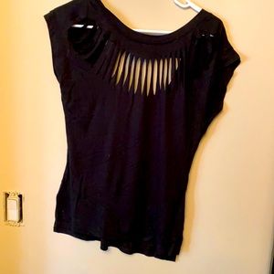 Bebe black tee